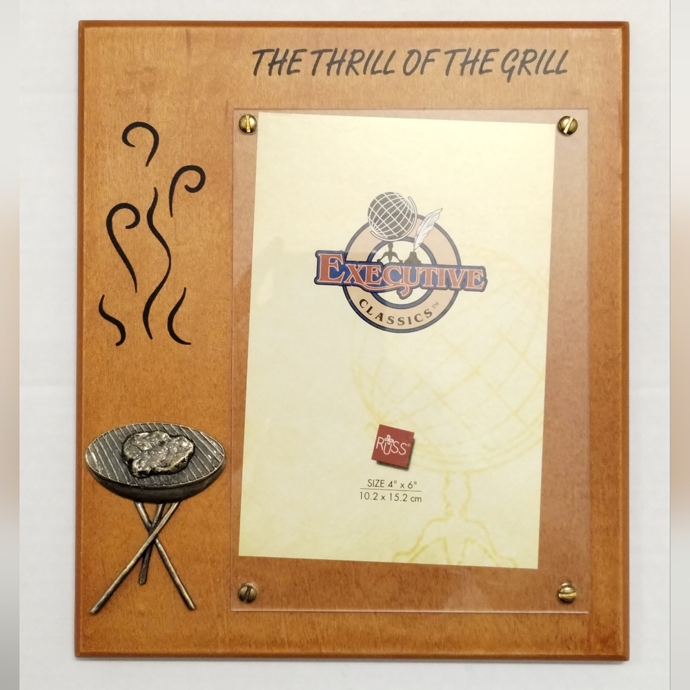 The Thrill Of The Grill Picture Frame
